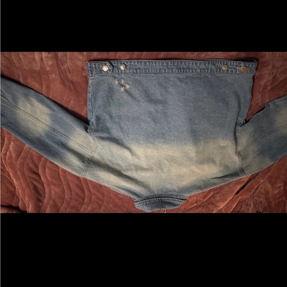 Prada Blue Cropped Denim Jacket - Picture 7 of 13